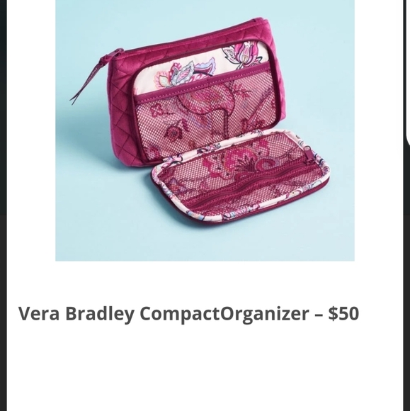 Vera Bradley Compact Organizer - Picture 3 of 9